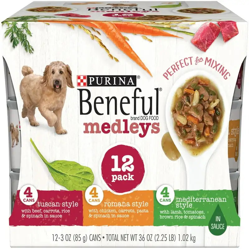 Wet Dog Food Variety Pack Chicken Lamb and Beef