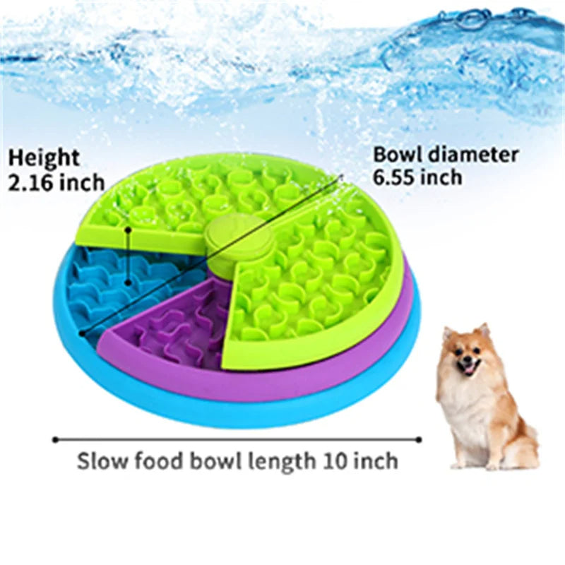 Pet supplies Slow food bowl