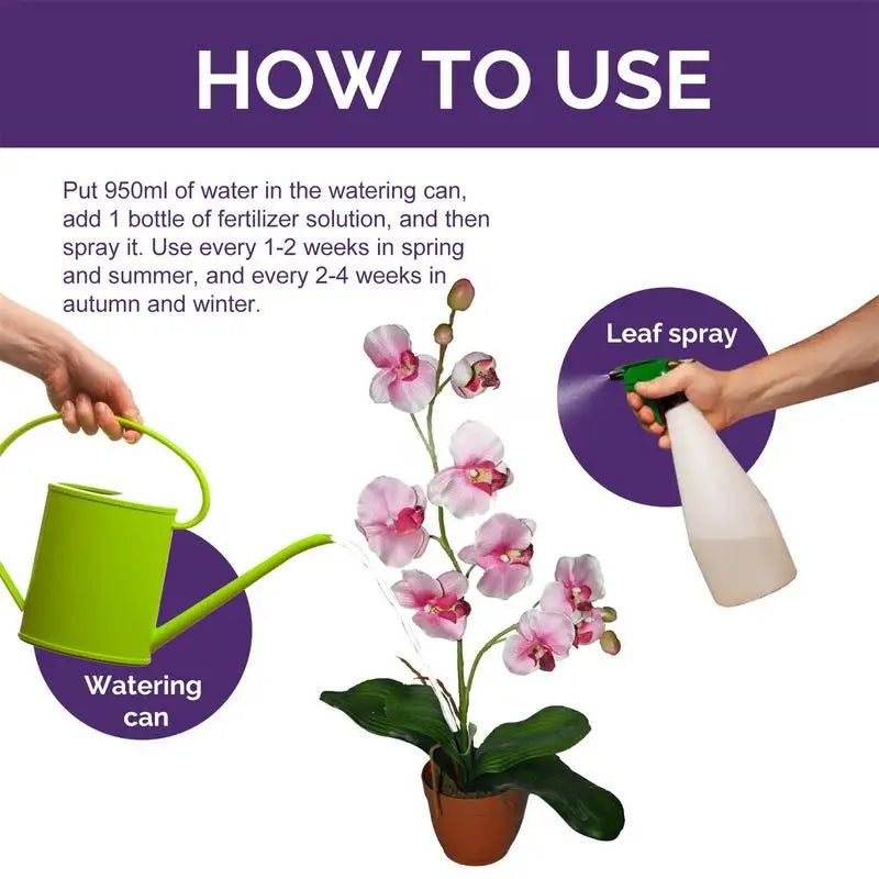 Orchid Liquid Fertilizer Agent Supplement Plant Roots