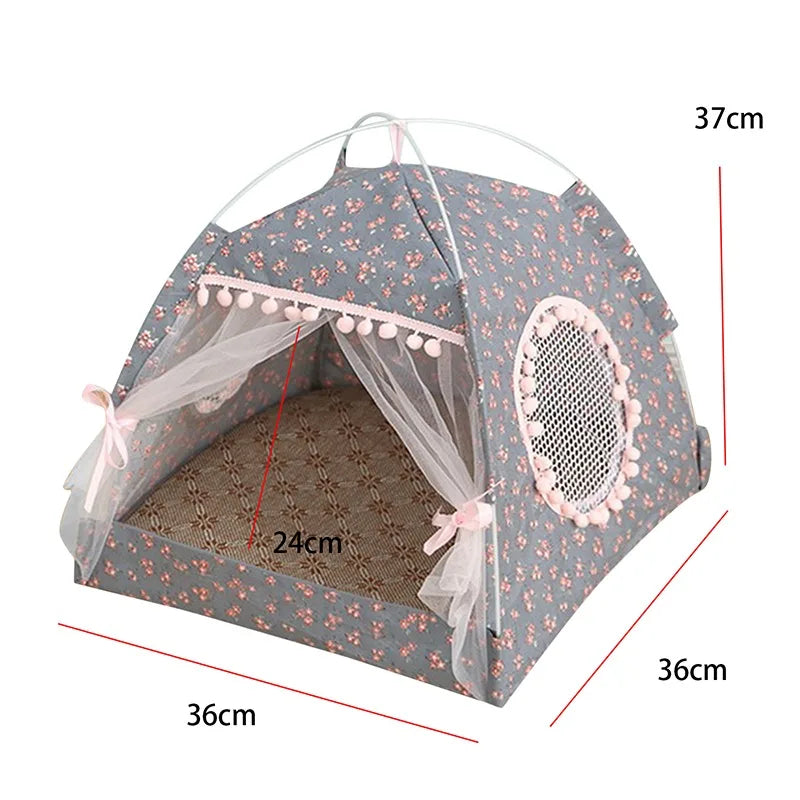 Breathable Cat Dog Litter Tent Kennel